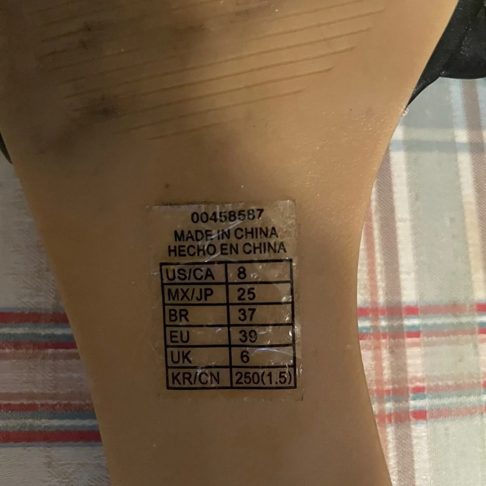 Women's Black Braided Slide Sandals - Picture 3 of 3